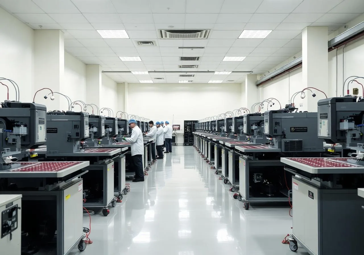 Senmax Technology manufacturing floor